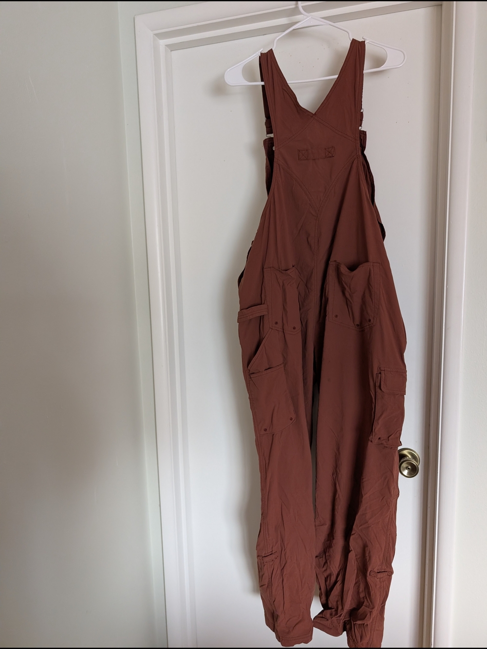 Duluth Trading Co Rust Overalls with Utility Pockets - Picture 4 of 5